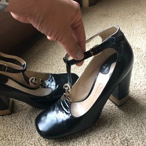 Authentic Chloe leather Mary Jane pumps 36, 6